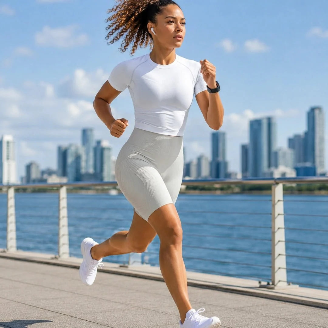 Maglietta sportiva a compressione MyVitaria in diversi colori
